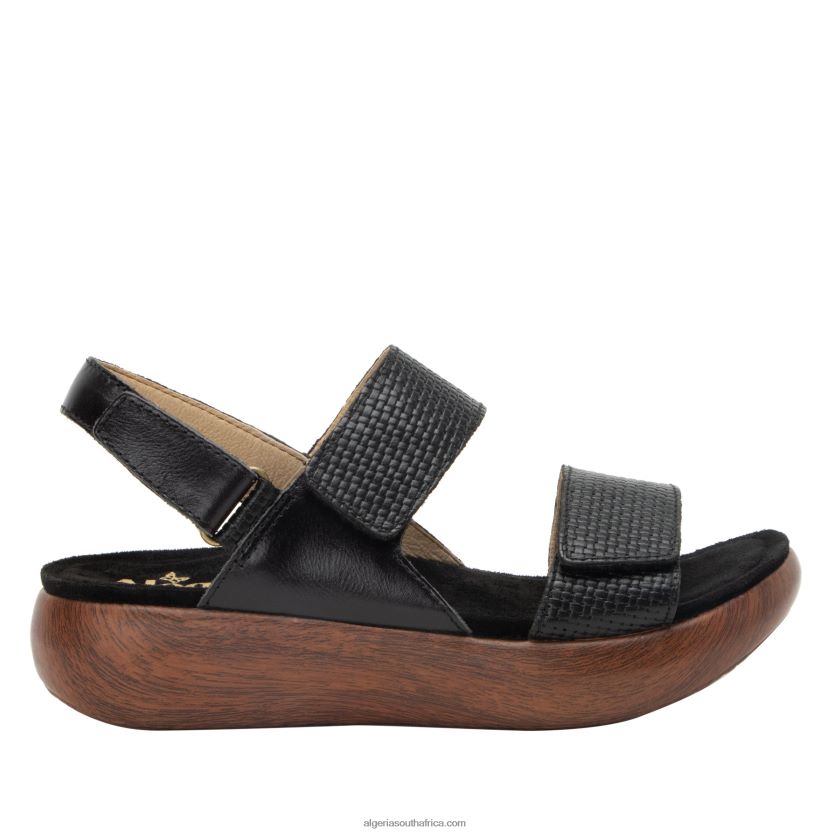 Bailee Woven Noir Sandal 2VV46J71Alegria