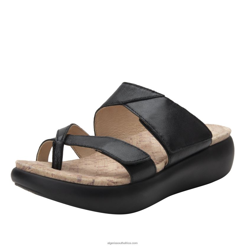 Beatrix Black Sandal 2VV46J41Alegria