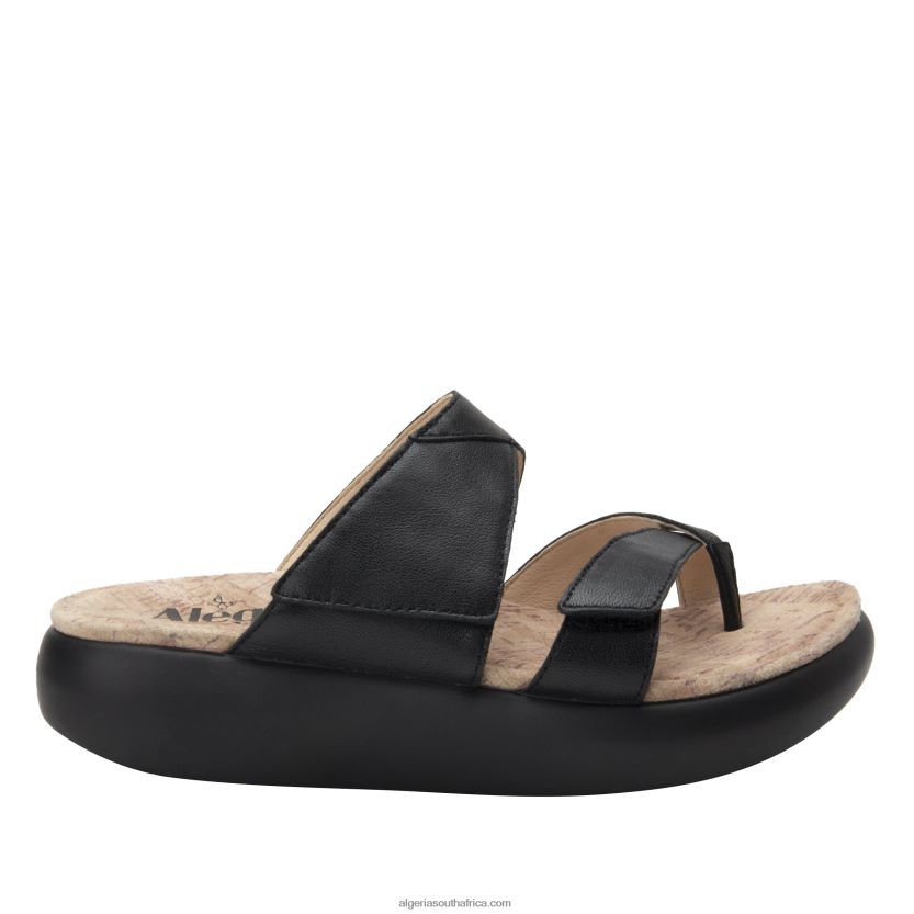 Beatrix Black Sandal 2VV46J41Alegria