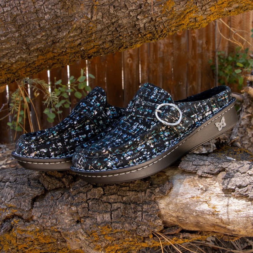 Brigid Winter Tweed Clog 2VV46J312Alegria