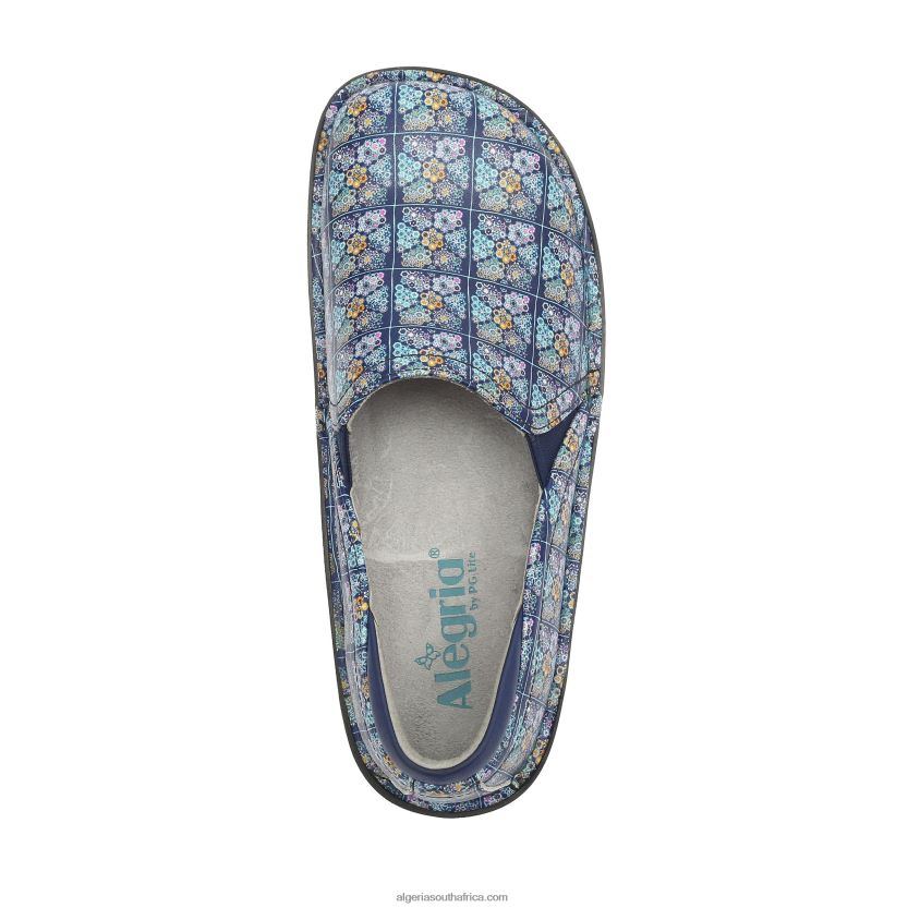 Debra Rose\s Blue Quilt Shoe 2VV46J436Alegria