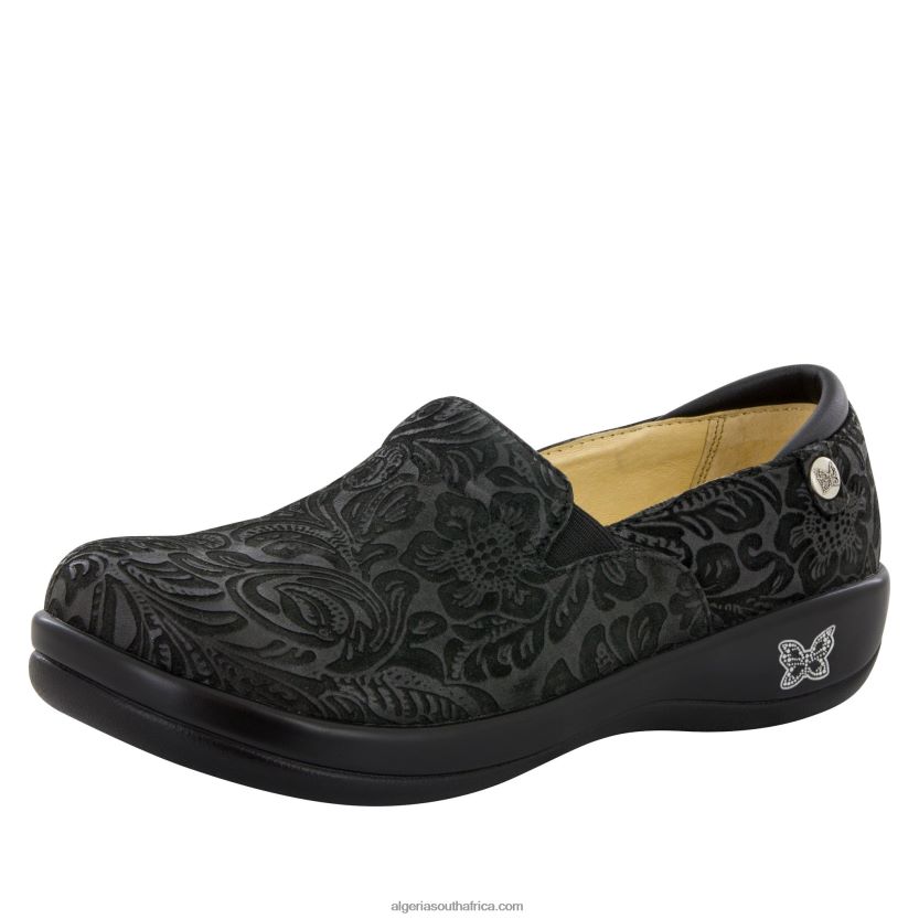 Keli Black Embossed Paisley Professional Shoe 2VV46J479Alegria