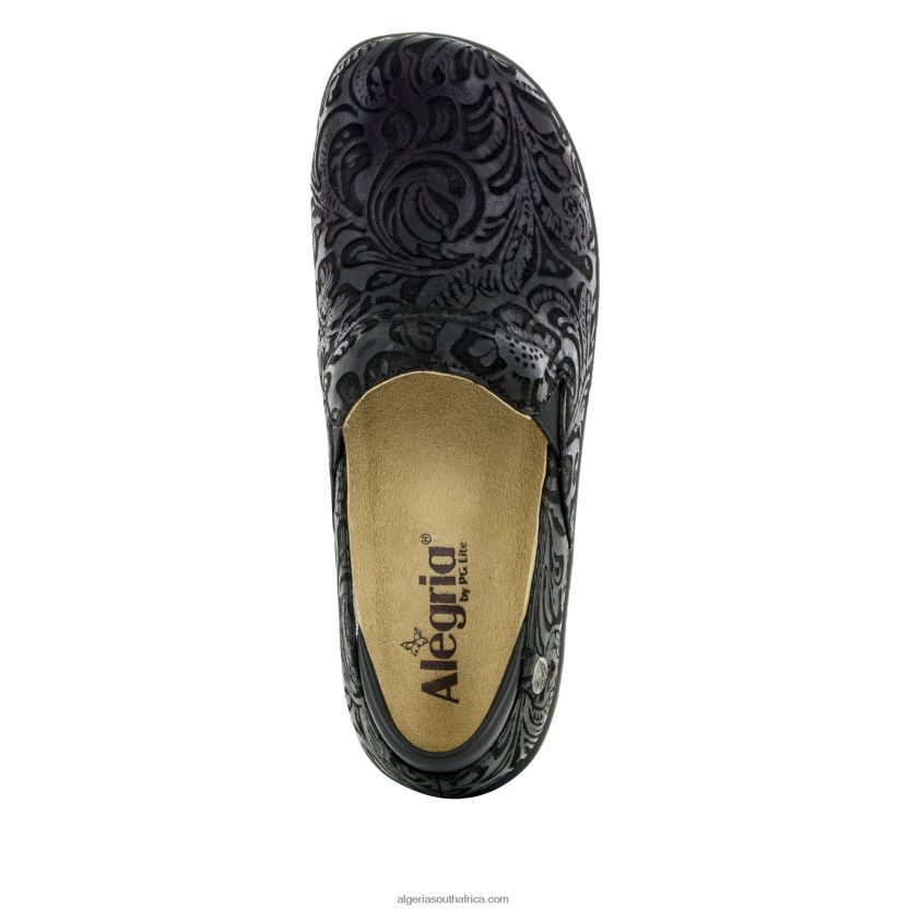 Keli Black Embossed Paisley Professional Shoe 2VV46J479Alegria