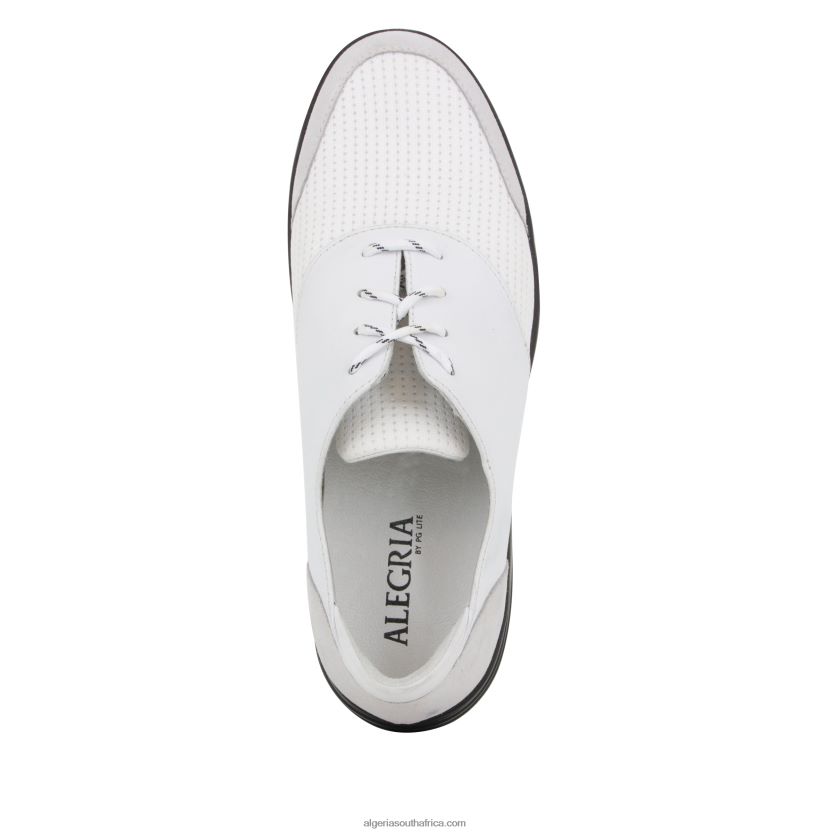 Men\s Flexer White Shoe 2VV46J615Alegria