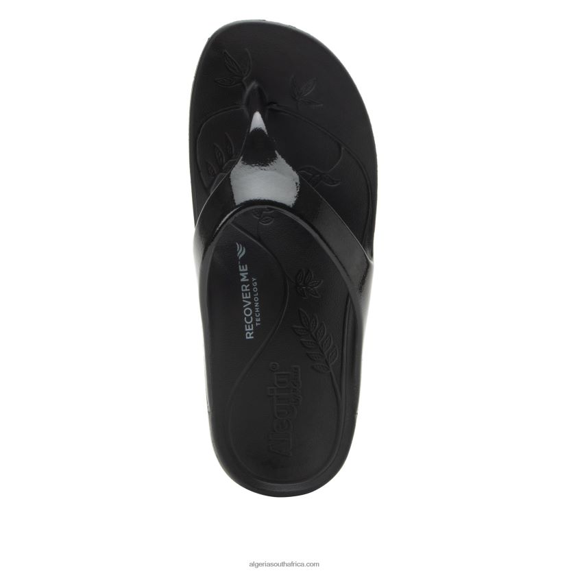 Ode Black Gloss Sandal 2VV46J8Alegria