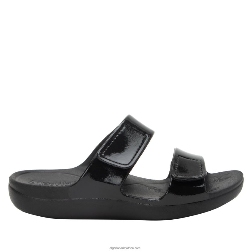 Orbyt Black Gloss Sandal 2VV46J184Alegria