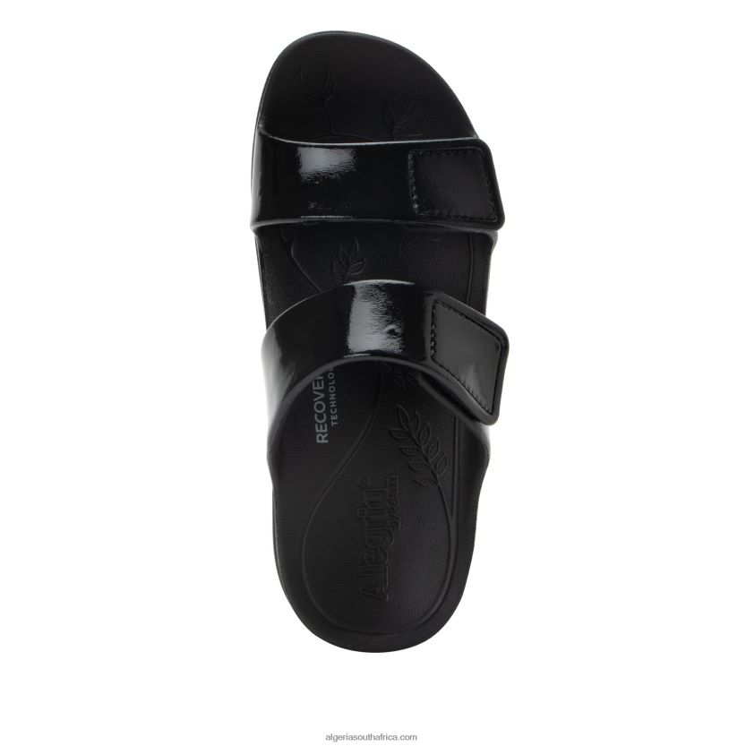 Orbyt Black Gloss Sandal 2VV46J184Alegria