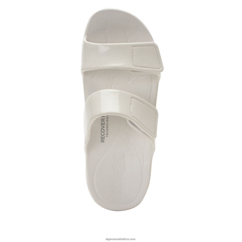 Orbyt White Gloss Sandal 2VV46J183Alegria