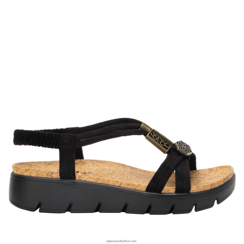 Roz Casual Black Sandal 2VV46J63Alegria