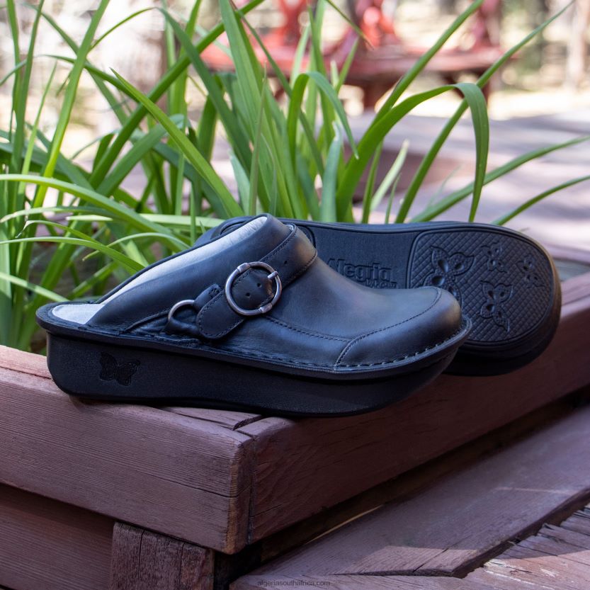 Seville Oiled Black Clog 2VV46J303Alegria