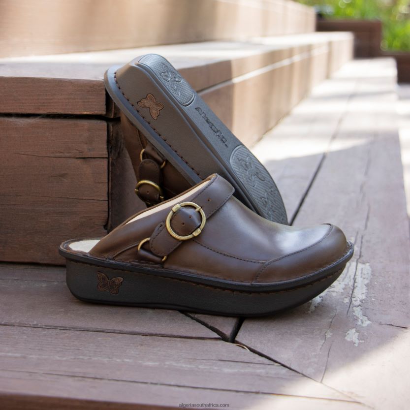 Seville Oiled Brown Clog 2VV46J297Alegria