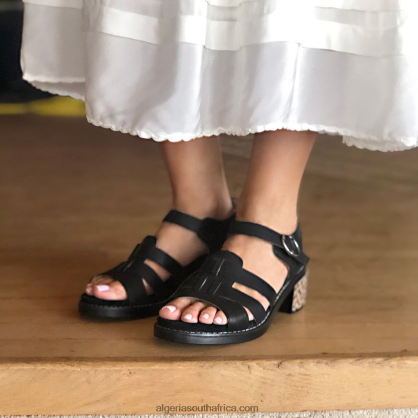 Tasia Black Sandal 2VV46J103Alegria