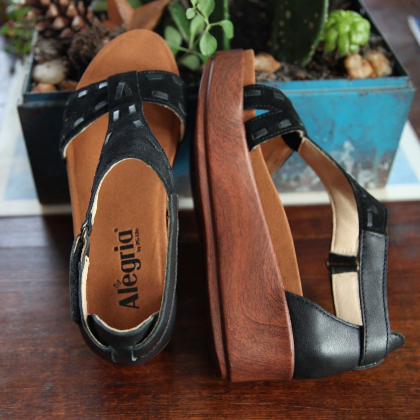 Tova Black Sandal 2VV46J222Alegria