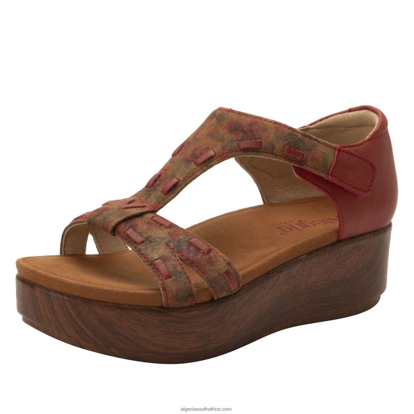 Tova Cognac  Roses Sandal 2VV46J221Alegria