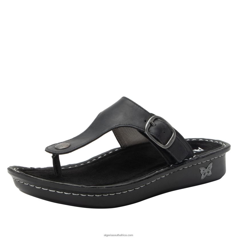 Vella Oiled Black Sandal 2VV46J3Alegria