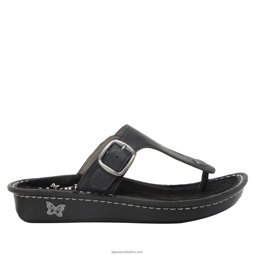 Vella Oiled Black Sandal 2VV46J3Alegria