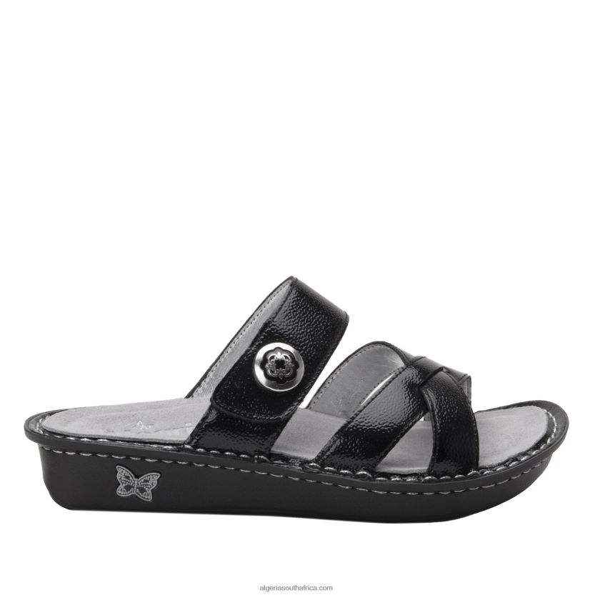 Victoriah Black Patent Sandal 2VV46J158Alegria