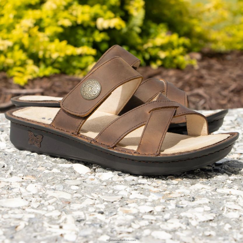 Victoriah Oiled Brown Sandal 2VV46J128Alegria