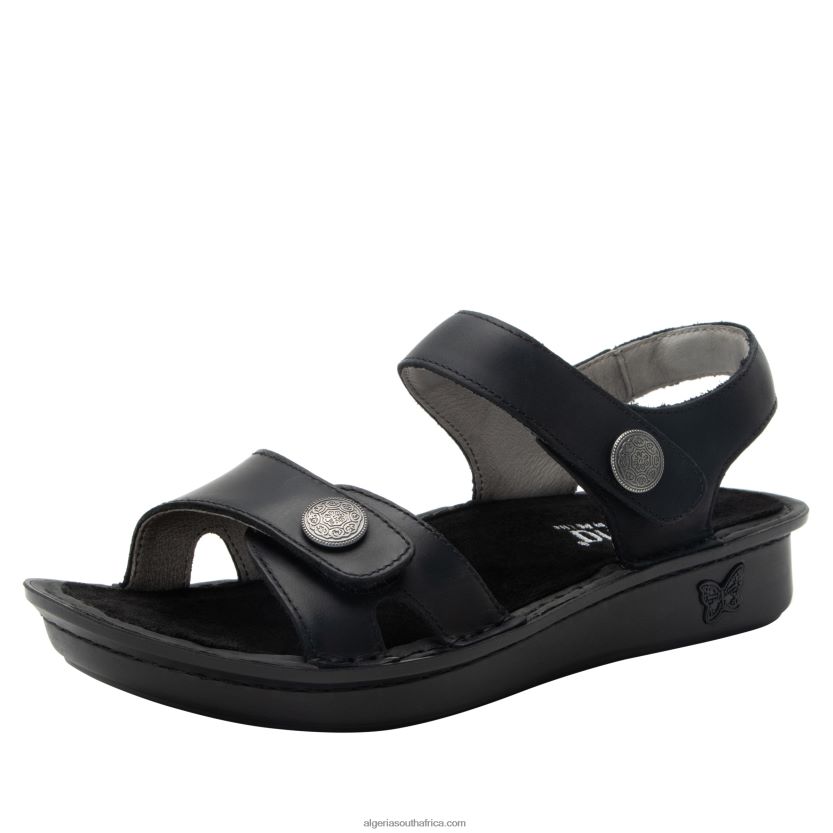 Vienna Oiled Black Sandal 2VV46J77Alegria