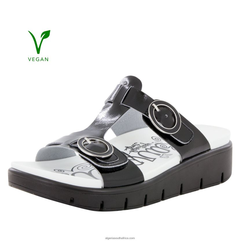 Vita Black Patent Sandal 2VV46J197Alegria