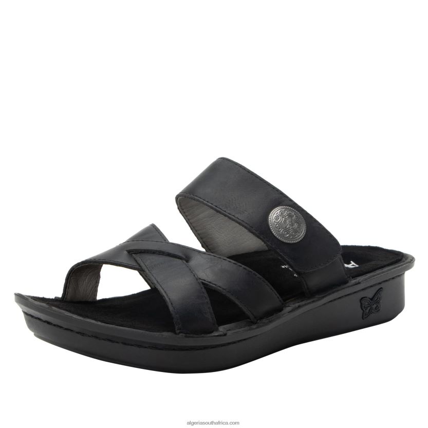 Victoriah Oiled Black Sandal 2VV46J129Alegria