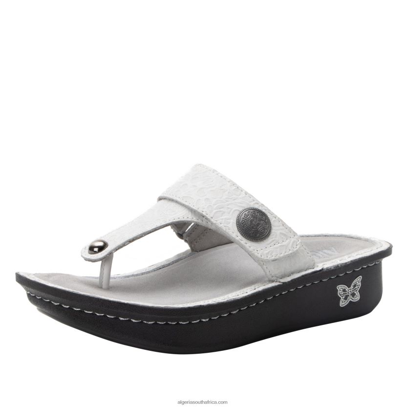 Carina Delicut White Sandal 2VV46J15Alegria